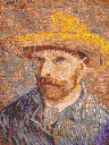 Klemmstein Mosaik Bausatz Vincent van Gogh - brixio® 