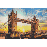 Klemmbaustein-Mosaik 'Tower Bridge'