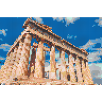 Klemmbaustein-Mosaik 'Akropolis'