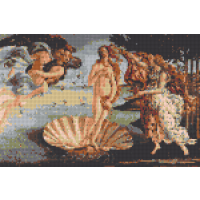 Klemmbaustein-Mosaik 'Die Geburt der Venus'