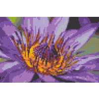 Klemmbaustein-Mosaik 'Wasserlilie'