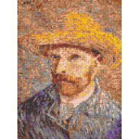 Klemmbaustein-Mosaik 'Vincent van Gogh'