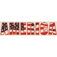Klemmbaustein-Mosaik 'America'