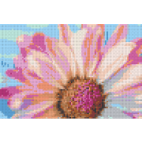 Klemmbaustein-Mosaik 'Blüte'
