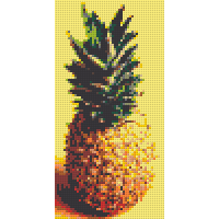 Klemmbaustein-Mosaik 'Ananas'