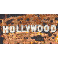 Klemmbaustein-Mosaik 'Hollywood Sign'
